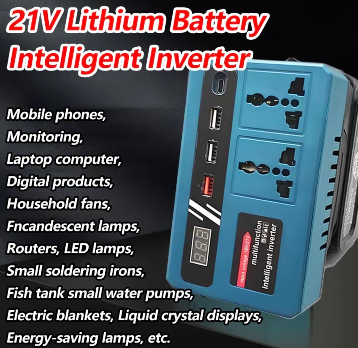 ⚡ VOLT PRIME PH — 150W PORTABLE LITHIUM BATTERY INVERTER
